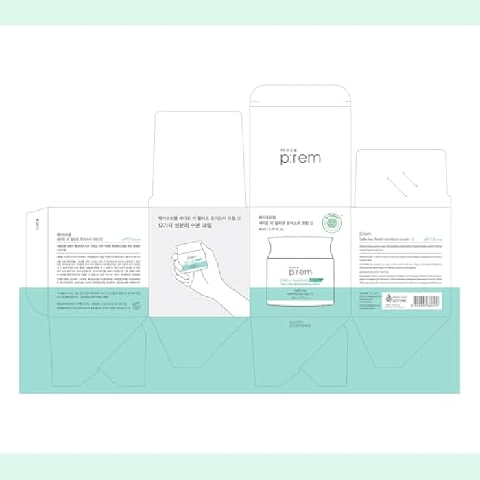 MAKEP:REM MAKE P:REM Safe Me. Relief Moisture Cream 12, Clinically Proven 48-Hour Hydration, Minimal Ingredients, EWG Green, Korean Skin Care, 2.70 fl.oz. (80ml) - Image 5