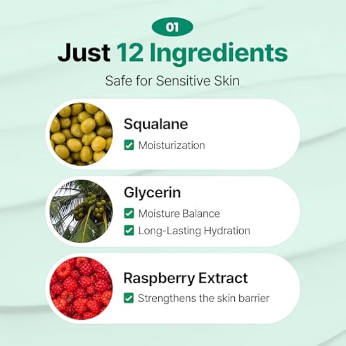 MAKEP:REM MAKE P:REM Safe Me. Relief Moisture Cream 12, Clinically Proven 48-Hour Hydration, Minimal Ingredients, EWG Green, Korean Skin Care, 2.70 fl.oz. (80ml) - Image 3