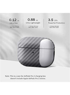 Generic Protective Covers Cpatible with Apple Airpods Pro 2nd Generation - Airpods Pro 2 Case with Keychain and Lanyard (Silver)  - Image 2