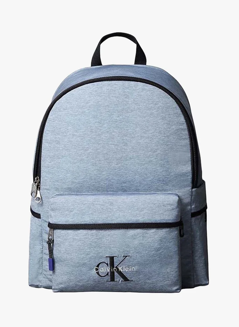 Calvin Klein  Heathered Monologo Embroidery Dome Backpack with Laptop Sleeve for Men | Best Price UAE