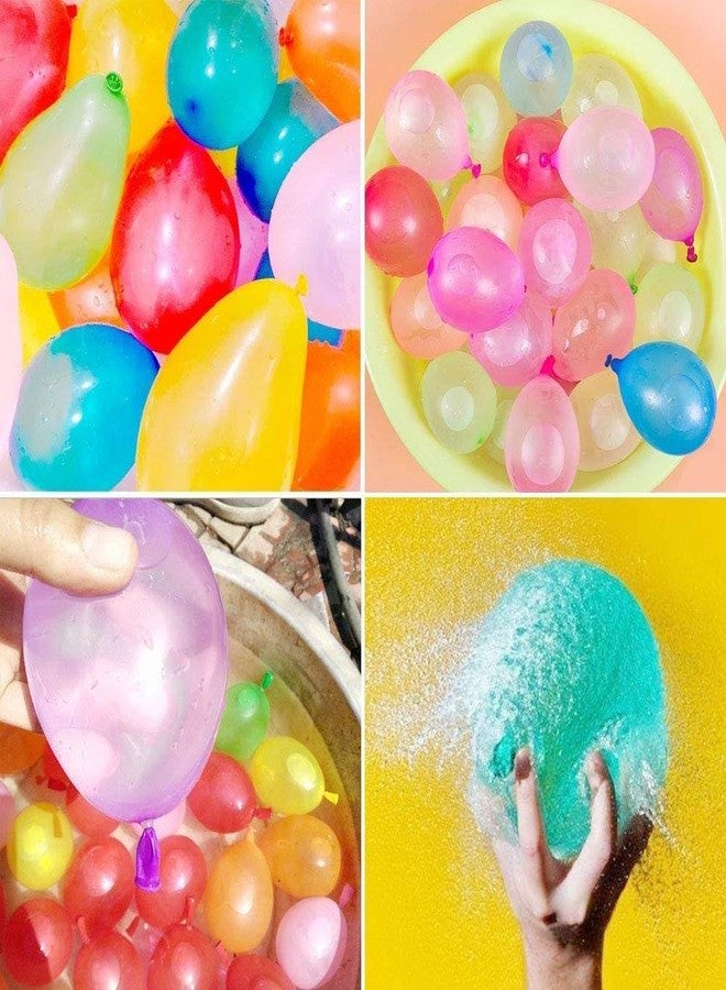 XANTHIC Water Balloons for Kids, Set of 12 Bunch - 444 Balloons, Quick Fill Easy Tie with Universal Tap Adapter, Holi Magic Water Balloons Fight - Image 5