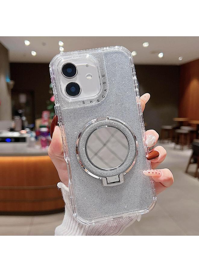 S-TOP Case For iPhone 11 Mirror Holder Glitterr MagSafe Phone Case - Image 1