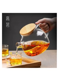 Flamer Glass pot with wooden lid + 6 cups - pzsku/ZED12A779092DFC95CCD6Z/45/_/1731319530/3f8f5730-2ede-48fe-9466-82cf19ffc8e8