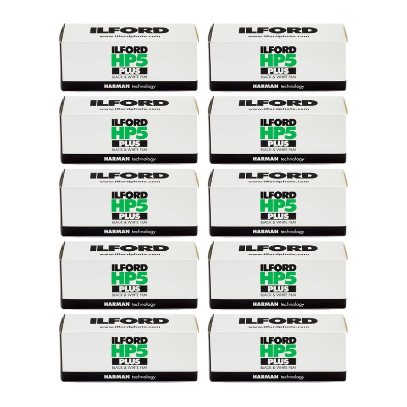 Ilford 10 Rolls Ilford HP5 400 120 Film - Image 1
