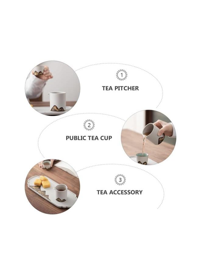 Ceramic Kung Fu Tea Cup Chinese Gongfu Tea Cup Japanese Milk Pitcher Cha Hai Tea Cups Tea Pitcher Gong Dao Bei Cup for Home Kitchen White - pzsku/ZED12CB41D7485143A66CZ/45/_/1734617238/c0f97eab-9f6e-4987-9471-d75630bddb1b