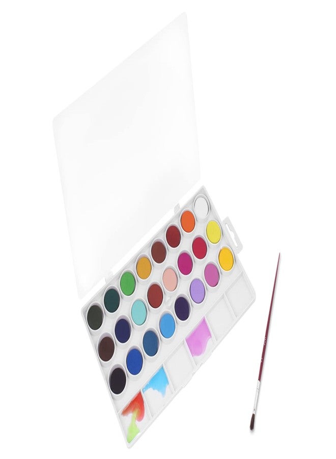 Jovi Watercolor Paint Set; Set of 24 Colors with Brush - Image 2
