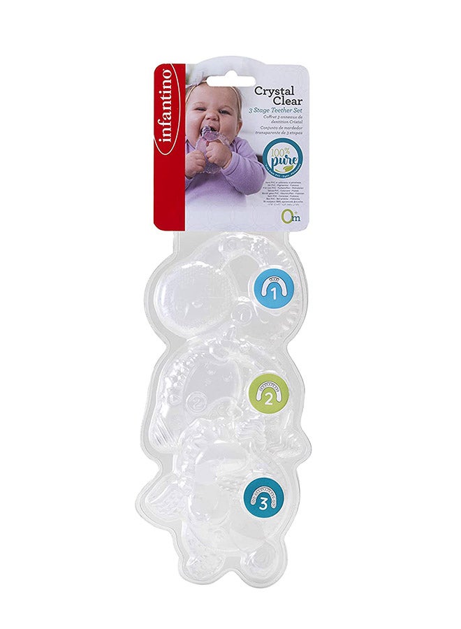 infantino Crystal Clear Teething Stages Gift Set - Image 3