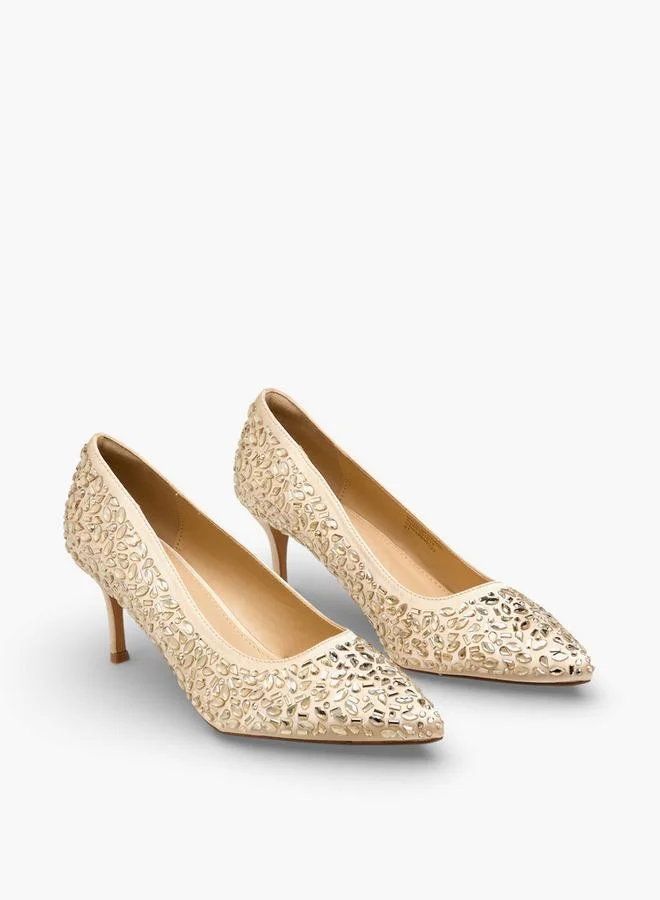 فلورا بيلا من شو إكسبرس Women Embellished Stiletto Heel Pumps