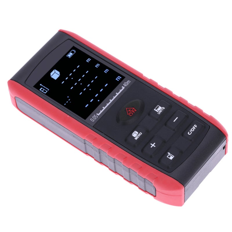Distance Meter: 40 M High Precision Portable Device - Supports Pythagorean Theorem Measurement Tool for Construction Industrial Real Estate Applications - Image 2