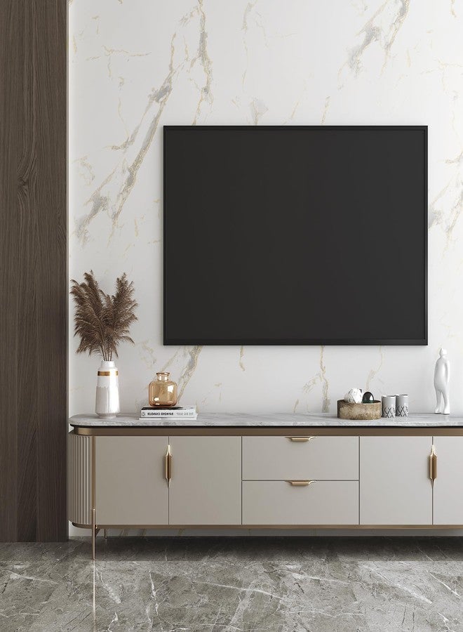 LACHEERY Thick White Marble Contact Paper for Countertops Waterproof Contact Paper Peel and Stick for Cabinets Removable Matte Gold Grey White Marble Wallpaper for Kitchen Bathroom Counter 15.8"x80" - Image 5