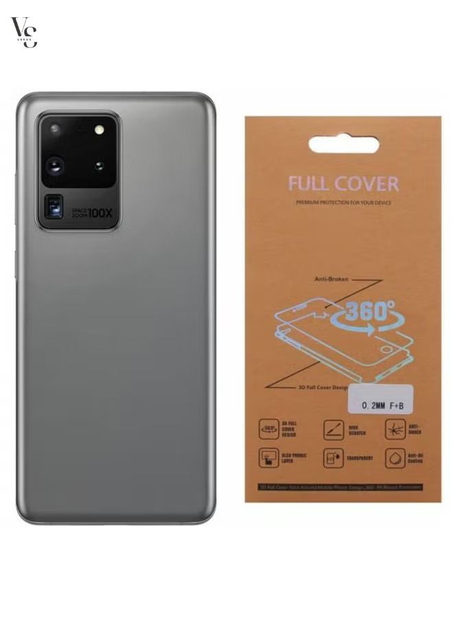 vesus Gelatin Front And Back Screen Protector For Samsung Galaxy S20 Ultra Clear
