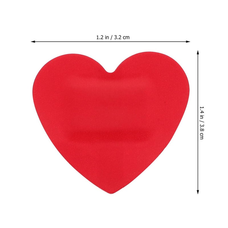 Cute Heart Shaped Adhesive Bandages 30pcs Small Wound Care Stickers First Aid - Image 3