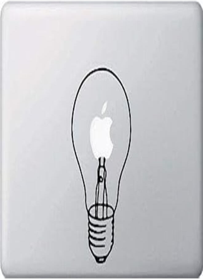 OR - Light Bulb Vinyl Car Sticker Symbol Silhouette Keypad Track Pad Decal Laptop Skin Ipad Macbook Window Truck Motorcycle - Image 1