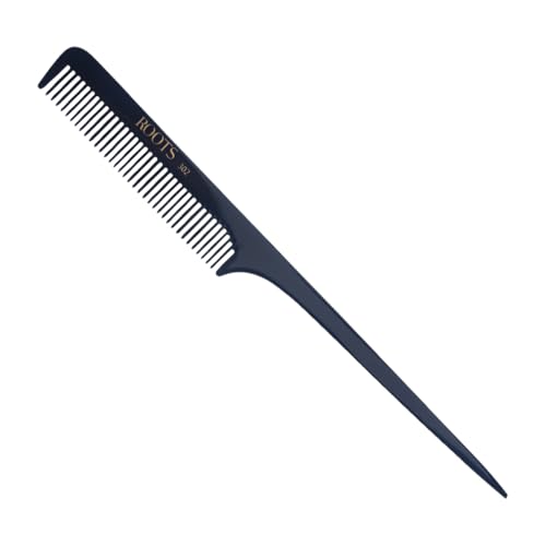 ROOTS - Professional Tail Comb | Salon Grade - For Men & Women | Ideal for Sectioning, Highlighting, Colouring | Smooth & Round Teeth prevent Hair & Scalp damage|, Length - 9 Inch | Model No - 302 - Image 1