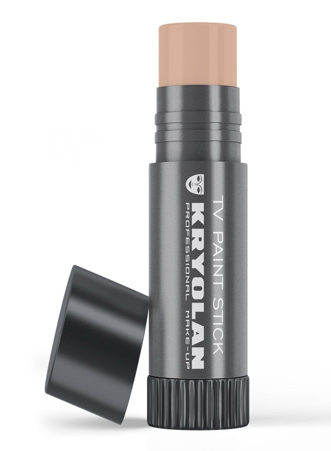 Kryolan عصا مكياج كريولان تي في - مكياج مات ألاباستر - مكياج أساس - مكياج للتلفزيون والمسرح والتمثيل والوجه والجسم، عصا كونسيلر كريمة تغطية كاملة - صنع في الولايات المتحدة (25 جرام) - Image 1