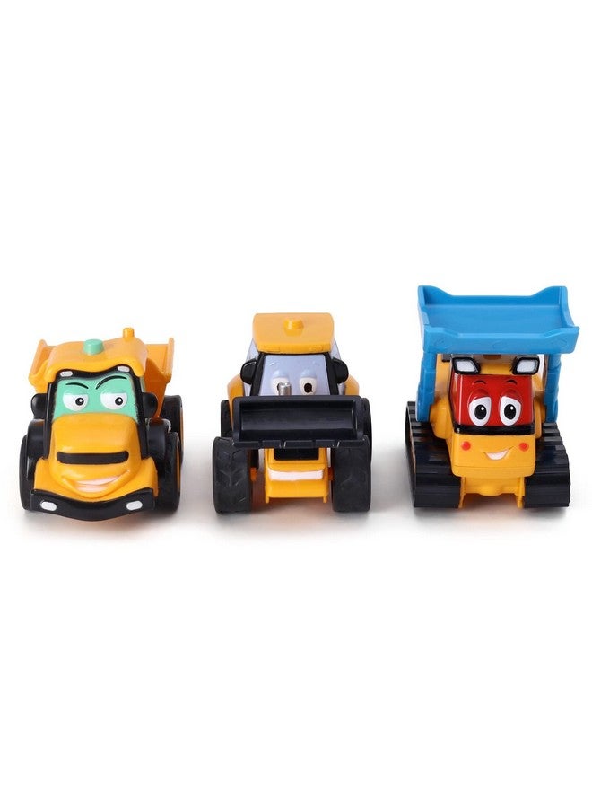 JCB My 1St Muddy Friends Joe Doug & Dan (Pack Of 3) Pull Back Toy - Image 2