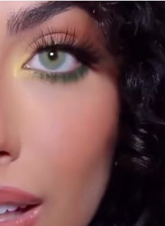 Unibling LA Girl Green Yearly Colored Unisex Cosmetic Contact Lenses, Enlargement Collection  - Image 4