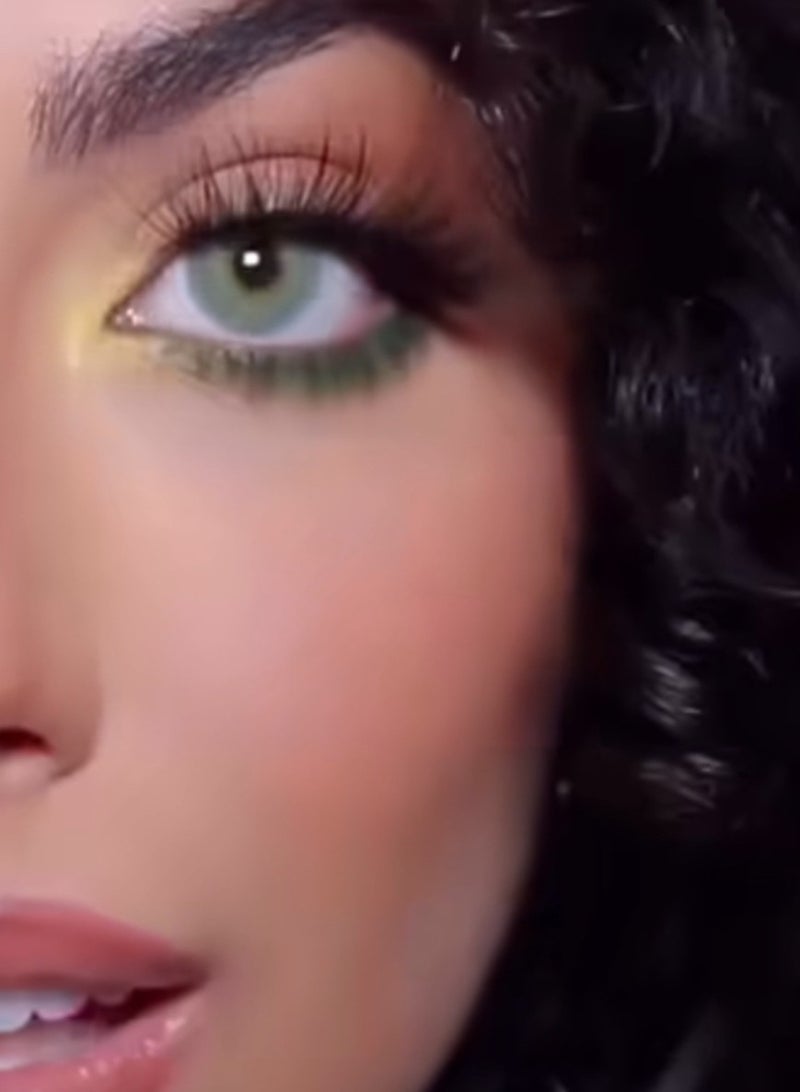 يونيبلينغ عدسات لاصقة ملونة سنوية لا جيرل باللون الأخضر - Image 4