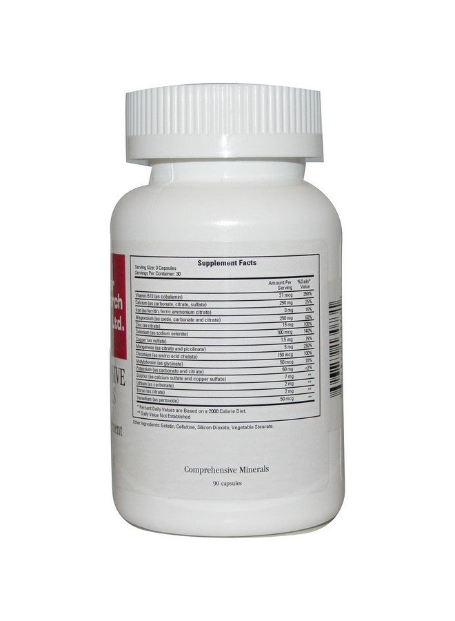Ecological Formulas - Comprehensive Minerals 90 caps - Image 2