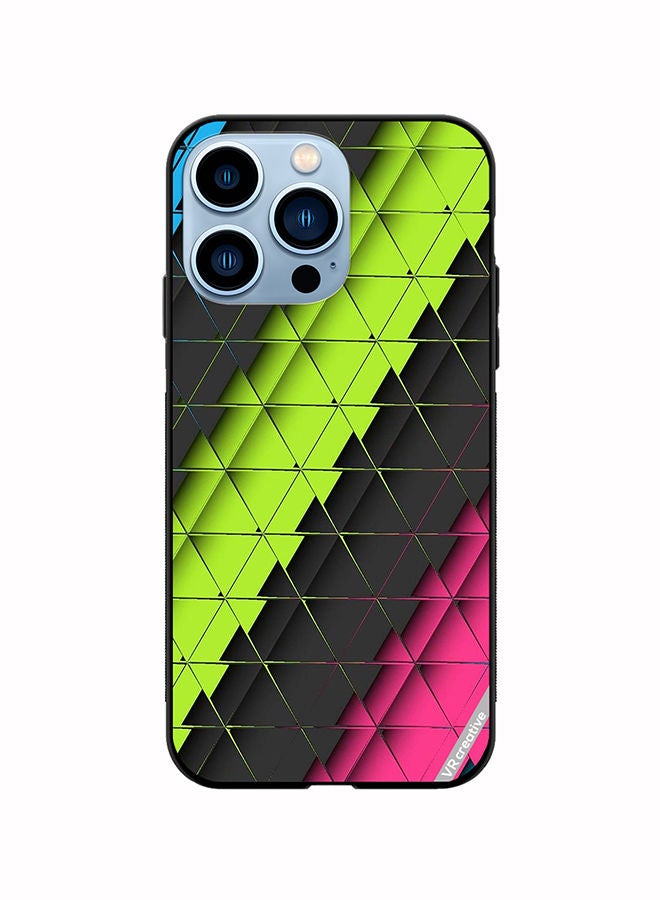 VR CREATIVE Protective Case Cover For Apple iPhone 14 Pro Multicolor Abstract Design - Image 1