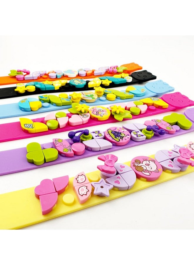 SIENON 6Pack Dots Bracelets Building Block, DIY Creative Craft Project Bracelet Making Kit for Kids Friendship Construction Toys for Boys Girls Birthday Christmas Party Favors - Image 4