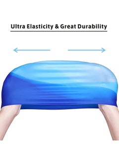Garlo Summer Swim Cap Kids Waterproof 2 Pack Silicone Swimming Caps for Girls Boys Aged 2-12. Bathing Caps for Kids .Toddler Children Pool Swim Cap .  - Image 5