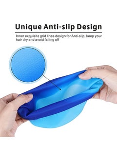 Garlo Summer Swim Cap Kids Waterproof 2 Pack Silicone Swimming Caps for Girls Boys Aged 2-12. Bathing Caps for Kids .Toddler Children Pool Swim Cap .  - Image 4