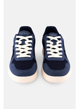 Algspar Men Lace Up Outdoor Shoes, Navy  - Image 4