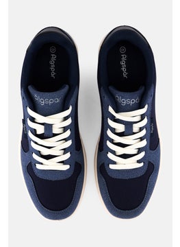 Algspar Men Lace Up Outdoor Shoes, Navy  - Image 3