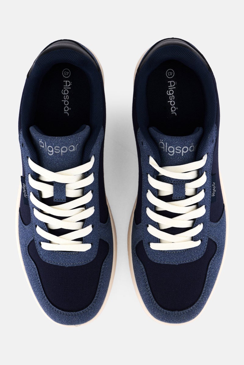 Algspar Men Lace Up Outdoor Shoes, Navy - Image 3