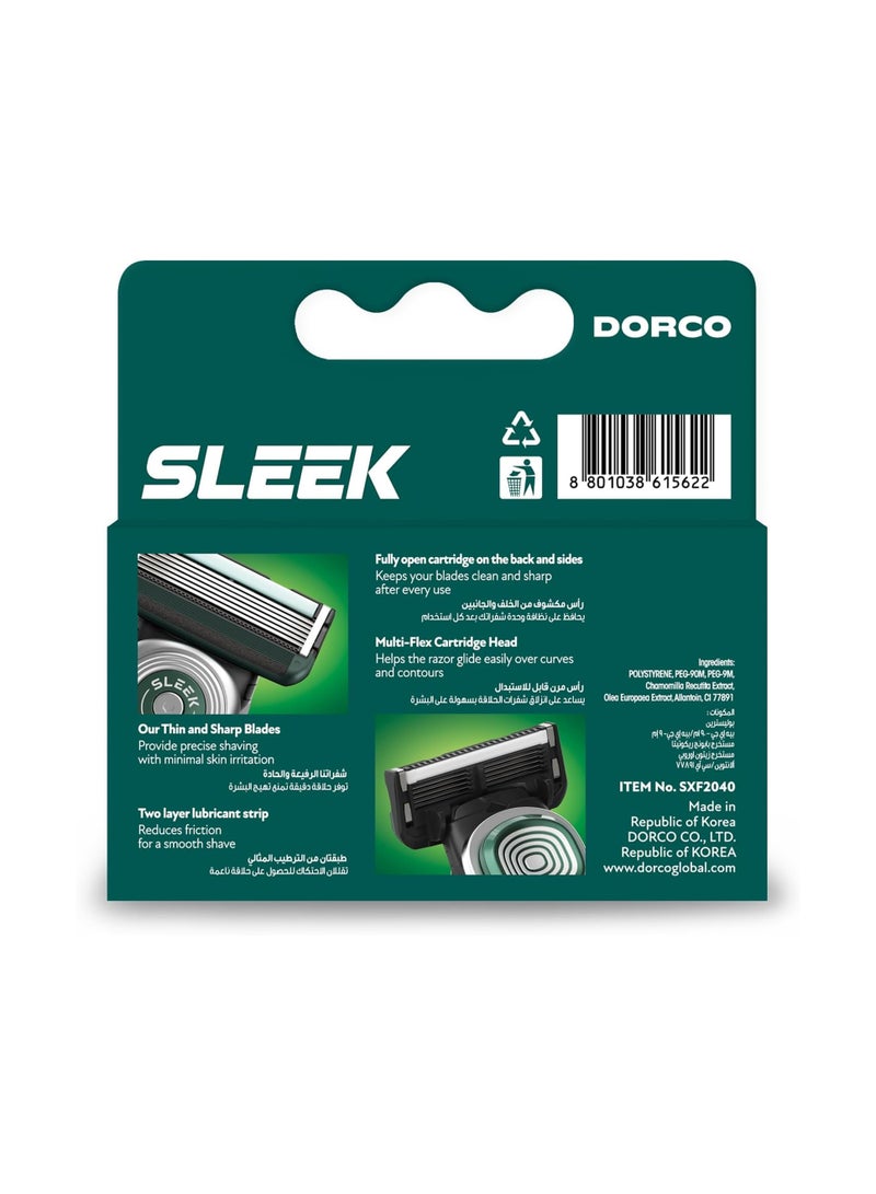 DORCO Sleek6 Multi-Flex Men Catridges - Image 3