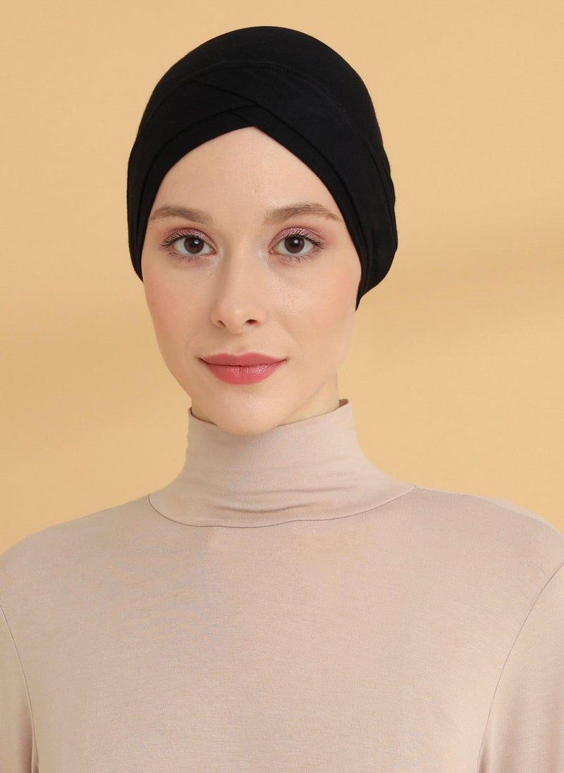 Tuva Shawl by Modanisa Black - Bonnet - Tuva - Image 1