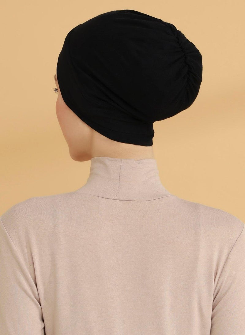 Tuva Shawl by Modanisa Black - Bonnet - Tuva - Image 4