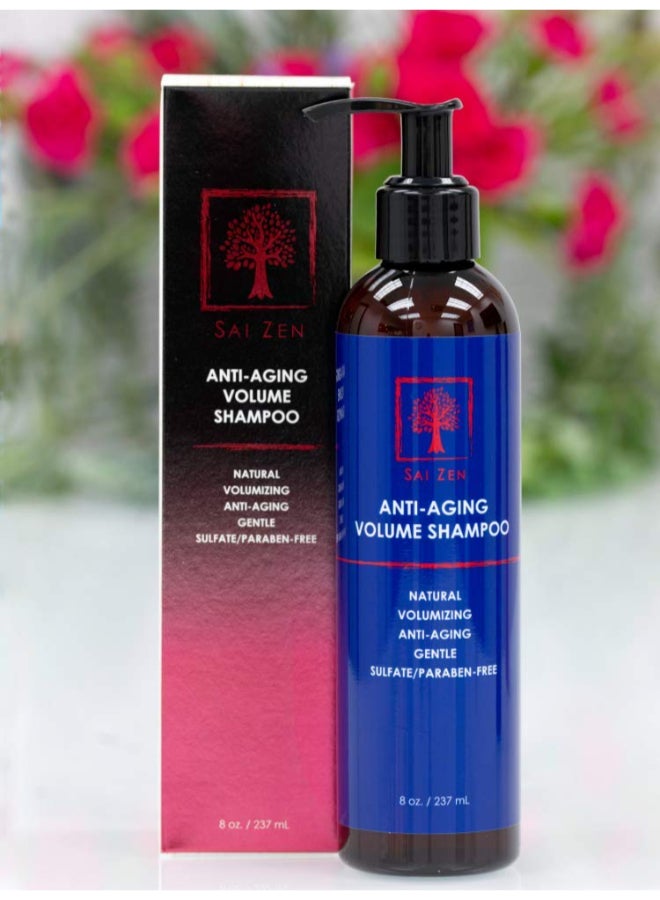 Sai Zen AntiAging Volume Shampoo AntiThinning and Volumizing Formula Made in USA Sulfate and Paraben Free All Hair Types 8 oz - Image 4