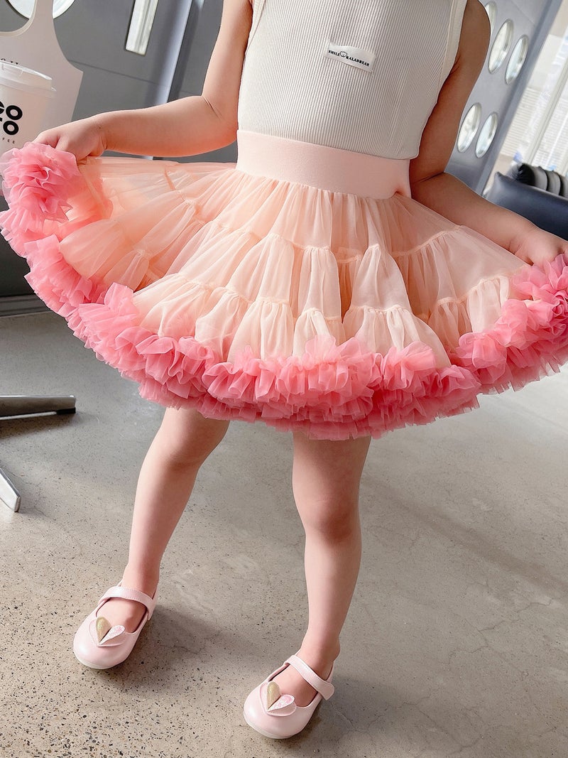 Girl'S Tug Mesh Dress Children'S Tutu Skirt Children'S Princess Skirt Lolita Skirt - Image 5