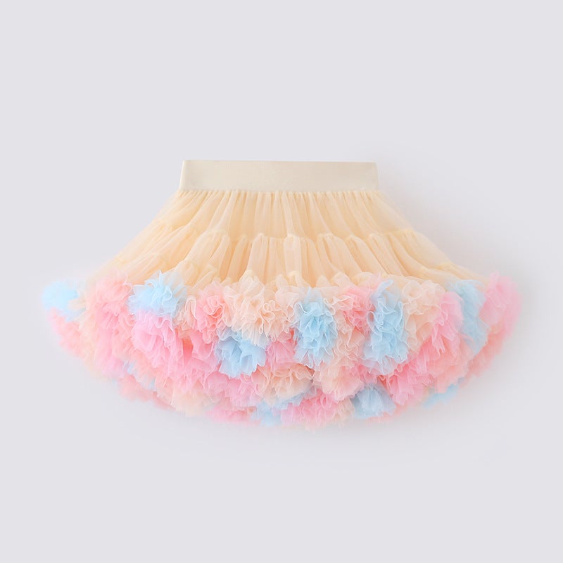 Girl'S Tug Mesh Dress Children'S Tutu Skirt Children'S Princess Skirt Lolita Skirt - Image 1