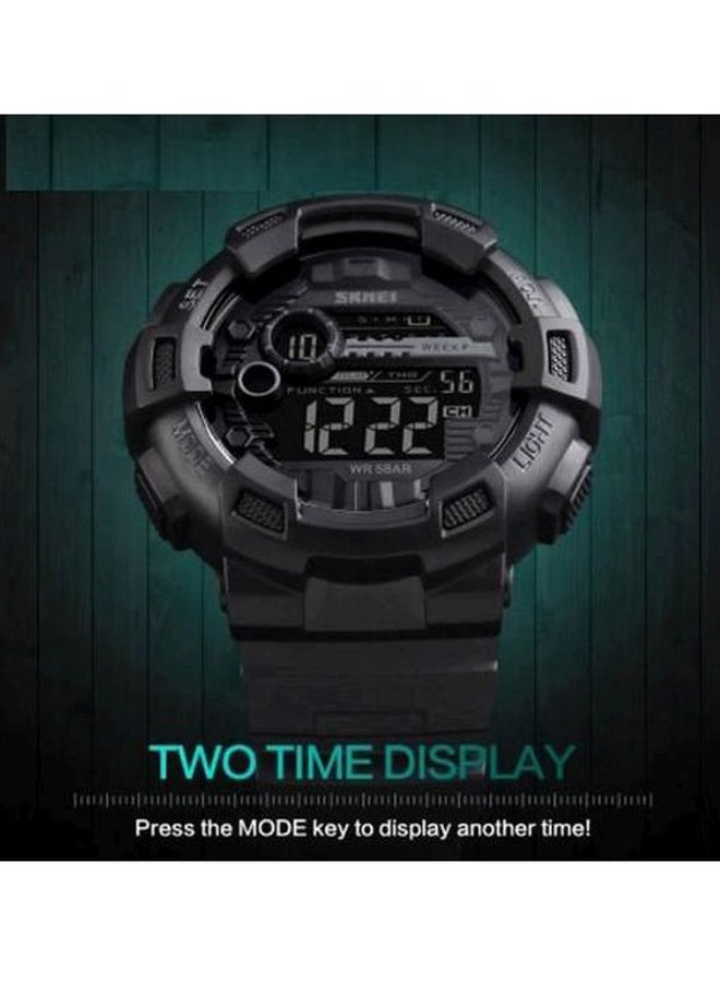 ساعة يد رقمية مقاومة للماء طراز SKM-1243-02 للرجال - Image 4