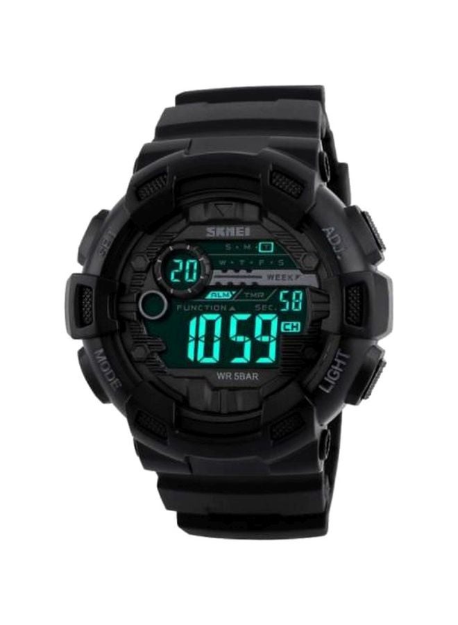 ساعة يد رقمية مقاومة للماء طراز SKM-1243-02 للرجال - Image 1