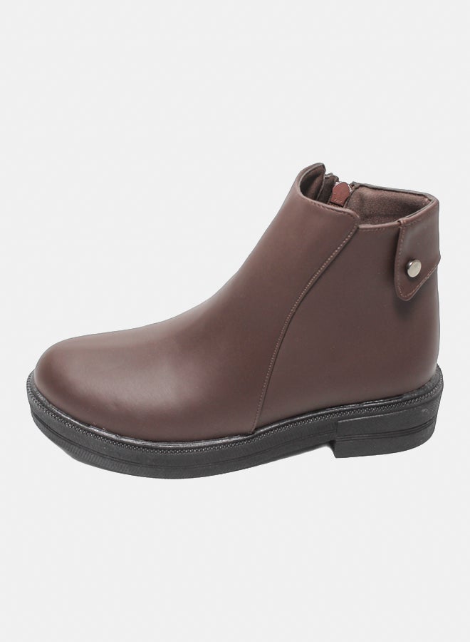 Glitter Women Half-Boots - Brown - Image 2