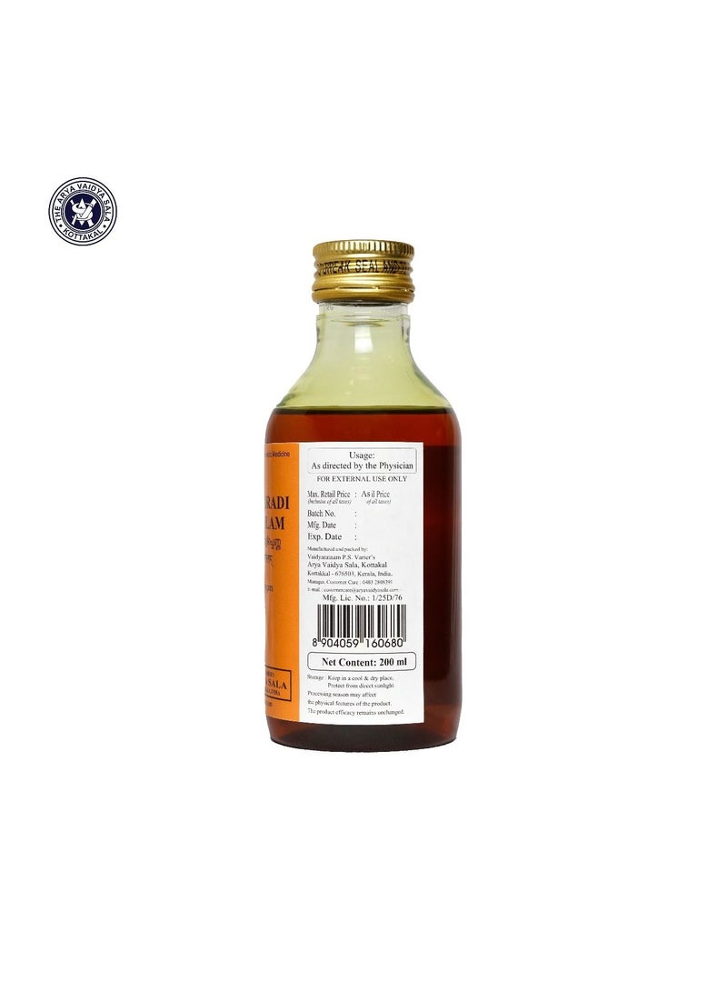 Kottakkal Ayurveda Nalpamaradi Kera Tailam 200ml - Image 2