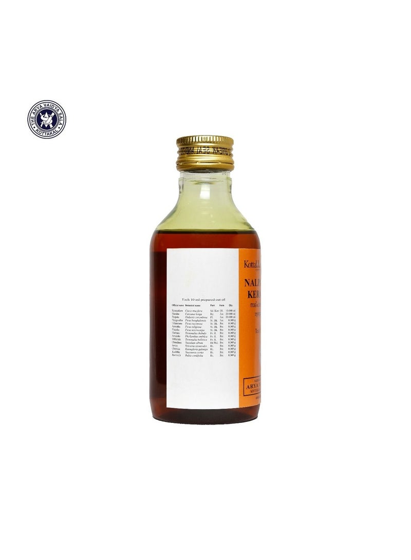 Kottakkal Ayurveda Nalpamaradi Kera Tailam 200ml - Image 3