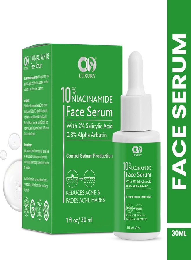 CO LUXURY 10% Niacinamide Face Serum for Glowing Skin - Reduces Acne Marks & Pores | For Oily & Acne-Prone Skin | 30ml | Pack of 1 - Image 2