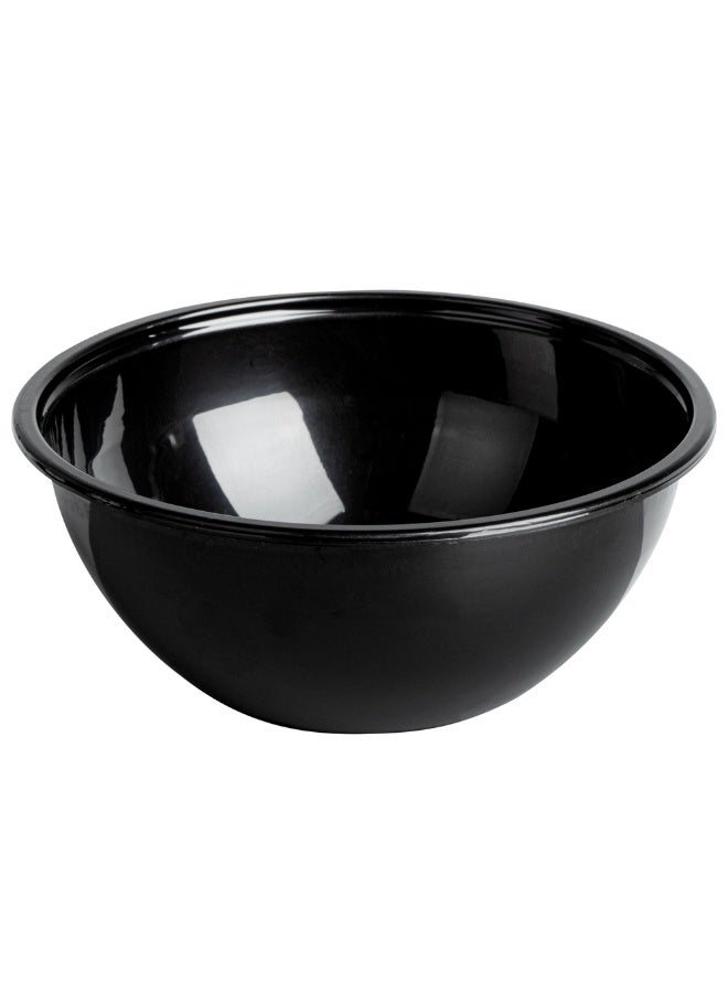 Restaurantware 7.4 Ounce Food Containers, 200 Disposable Salad Bowls - Lids Sold Separately, Heavy-Duty, Black Plastic To Go Bowls, For Take Outs, Catering, Or Buffets, Serve Desserts Or Appetizers - Image 1