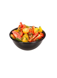 Restaurantware Restaurantware-7.4 Ounce Food Containers, 200 Disposable Salad Bowls - Lids Sold Separately, Heavy-Duty, Black Plastic To Go Bowls, For Take Outs, Catering, Or Buffets, Serve Desserts Or Appetizers  - Image 2