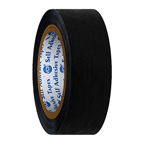 VCR Black Duct Tape - 16 Meters in Length 24mm / 1" Width - 1 Roll Per Pack - Strong Book Binding Tape - Waterproof Heavy Duty Duct Tape - Image 3
