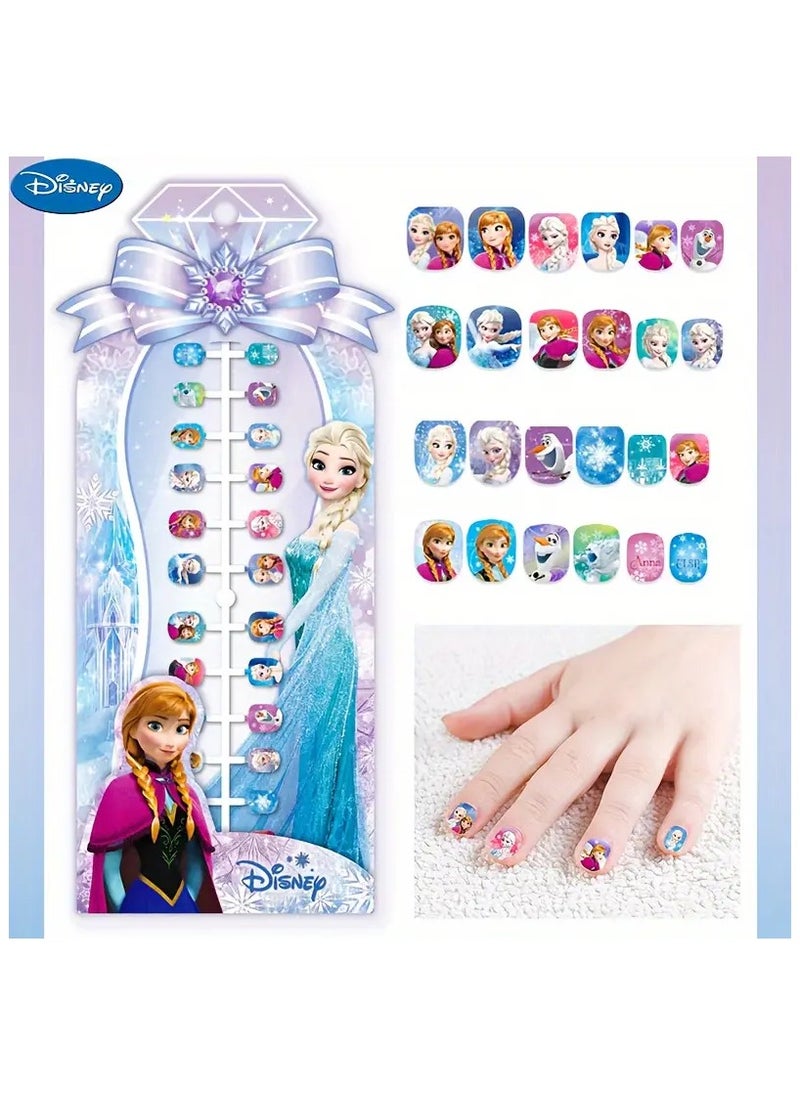 Disney - 1 Pcs Frozen Nail Decals Elsa Disney Princess DIY Nail Designs Decals Nails Art Decorations For Women Girls - Image 1
