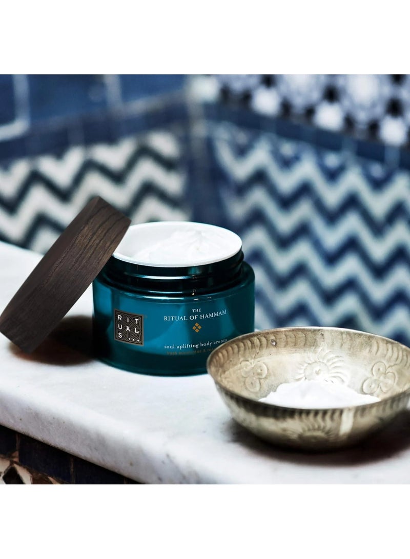 RITUALS Hammam Body Cream – Rich Hydrating Daily Moisturizer with Eucalyptus, Rosemary & Antioxidant Argan Oil for Soft, Revitalized Skin, 220ml / 7.4 fl oz - Image 5