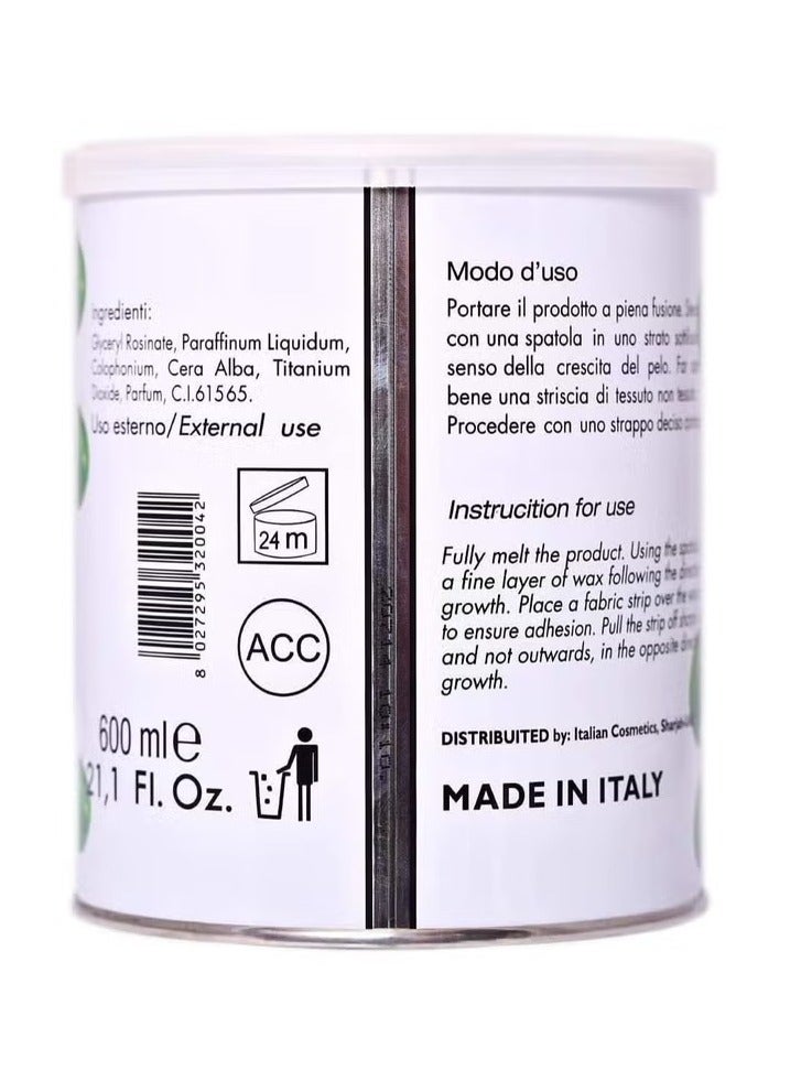 IBR Cera Green Apple Wax 600ml, Hair Removal Wax Skin Care Product for Men and Women - Image 2