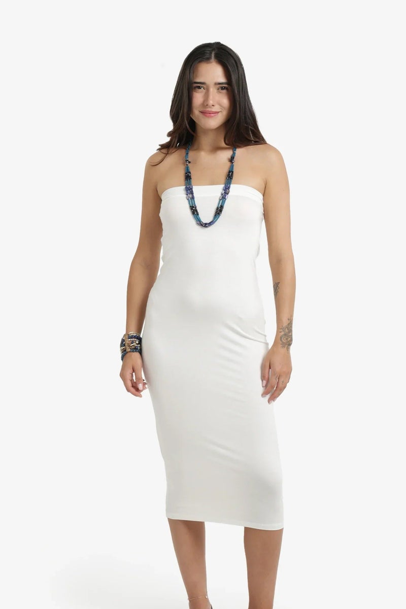 Carina Strapless Slim Dress - Image 1