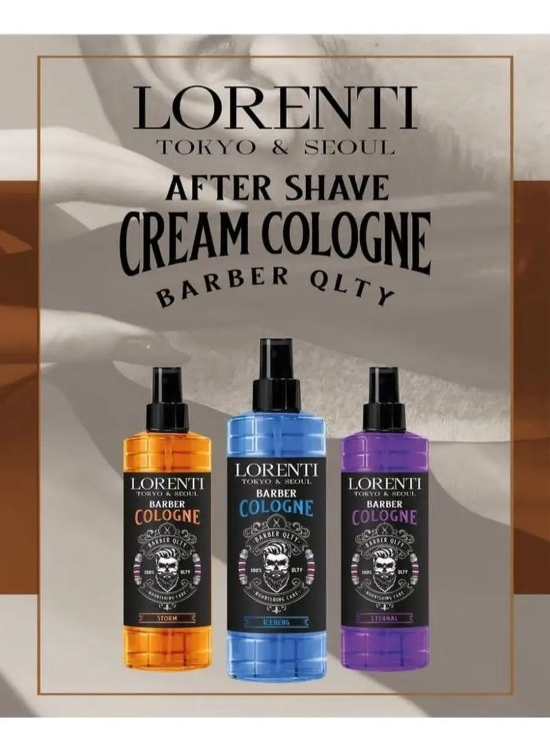 لورنتي كولونيا ما بعد الحلاقة لورينتي باربر 500 مل | بخاخ ما بعد الحلاقة للرجال يدوم طويلاً برائحة آيسبرغ - Image 2